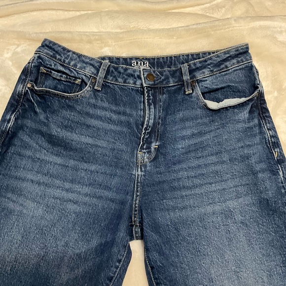 a.n.a Mid-rise Boyfriend Blue Jeans 12/32” waist - Picture 3 of 7